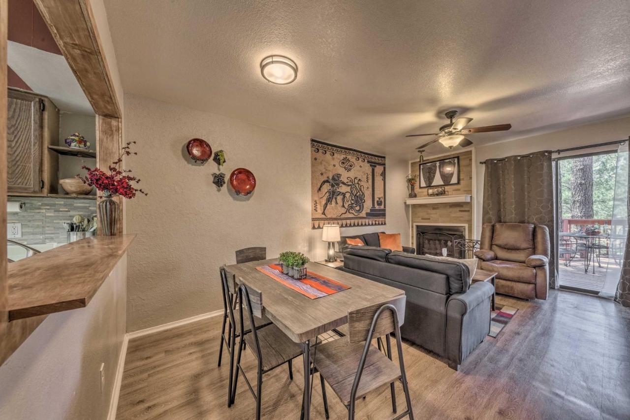 Forested Ruidoso Condo With Deck And Fireplace! Exterior photo